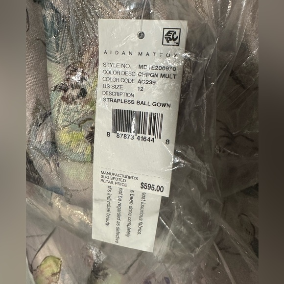 Aidan Mattox Dress BRAND NEW - Picture 3 of 4